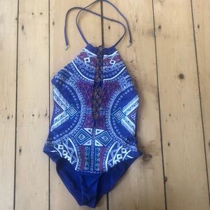 One piece halter swim suit